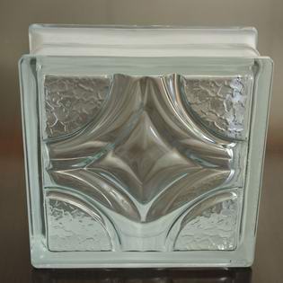 Cycle Rhombus Glass Block